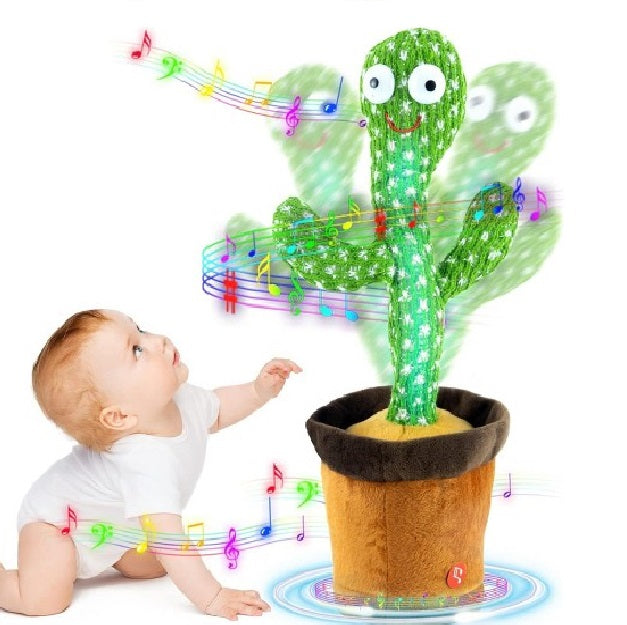 Dancing  Cactus Rechargeable with Light and Sound