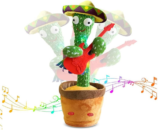 Dancing  Cactus Rechargeable with Light and Sound