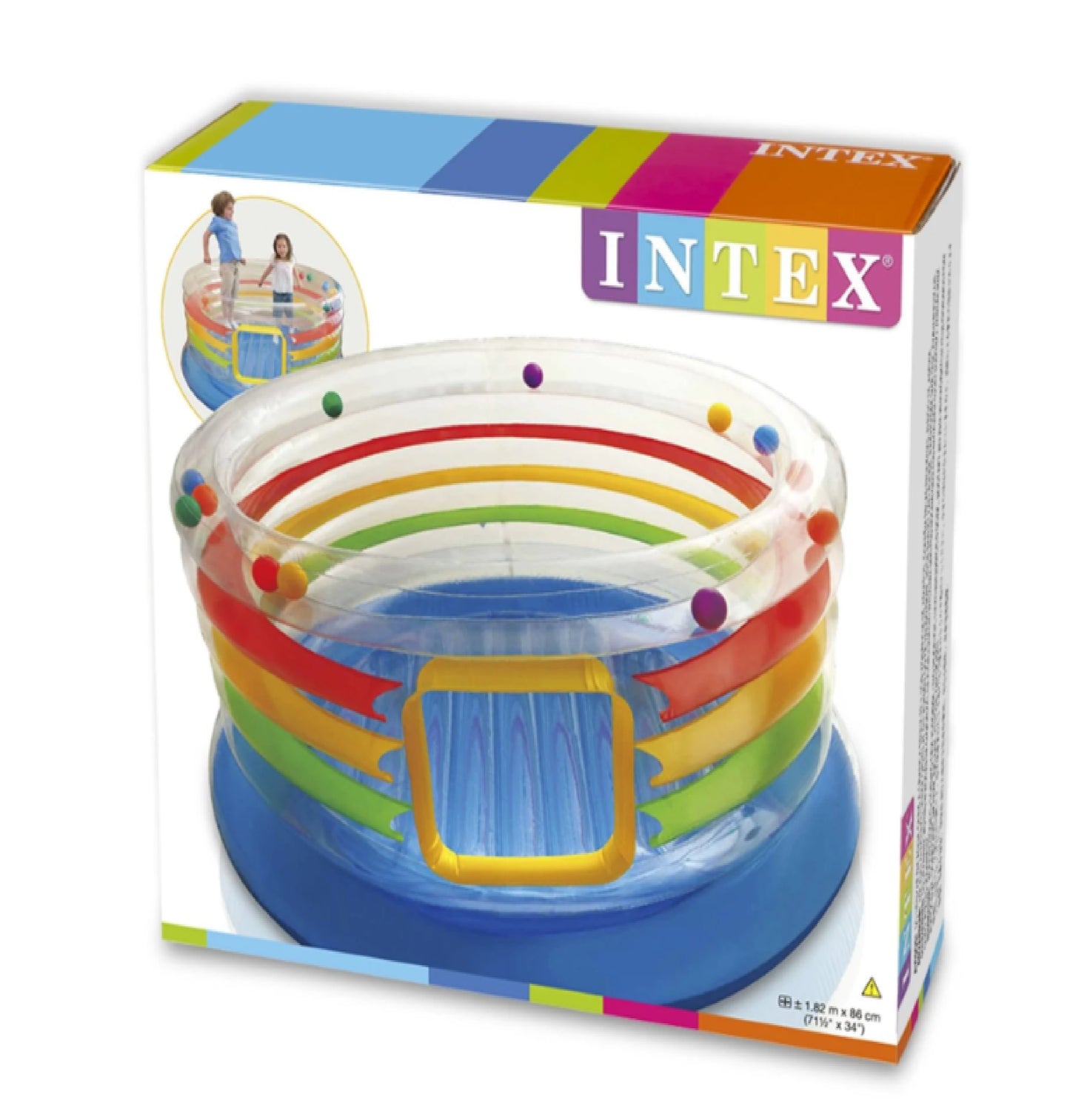 Jump-O-Lene Transparent Ring Bounce INTEX