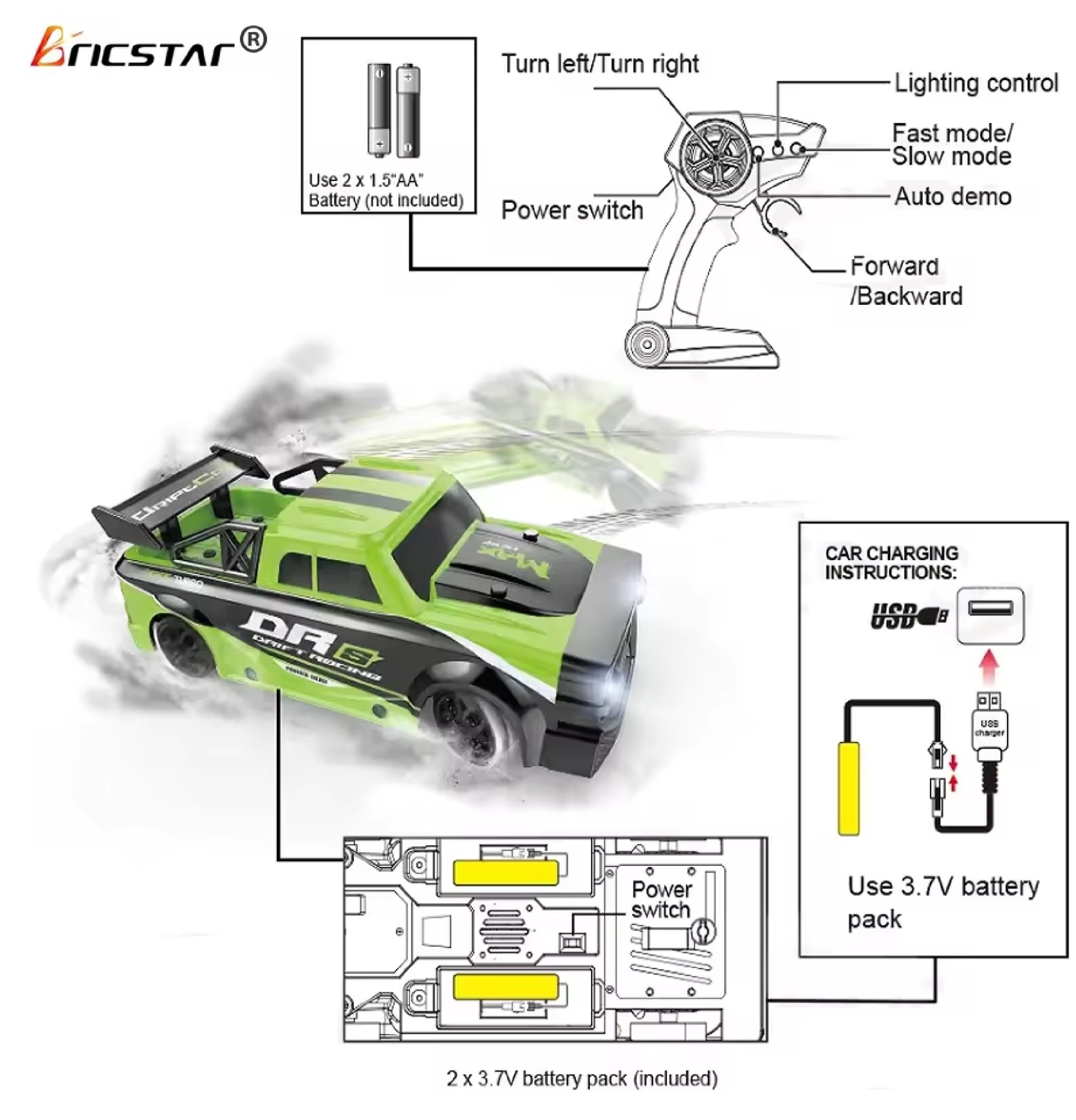 RC Drift High Speed Sport Racing Car