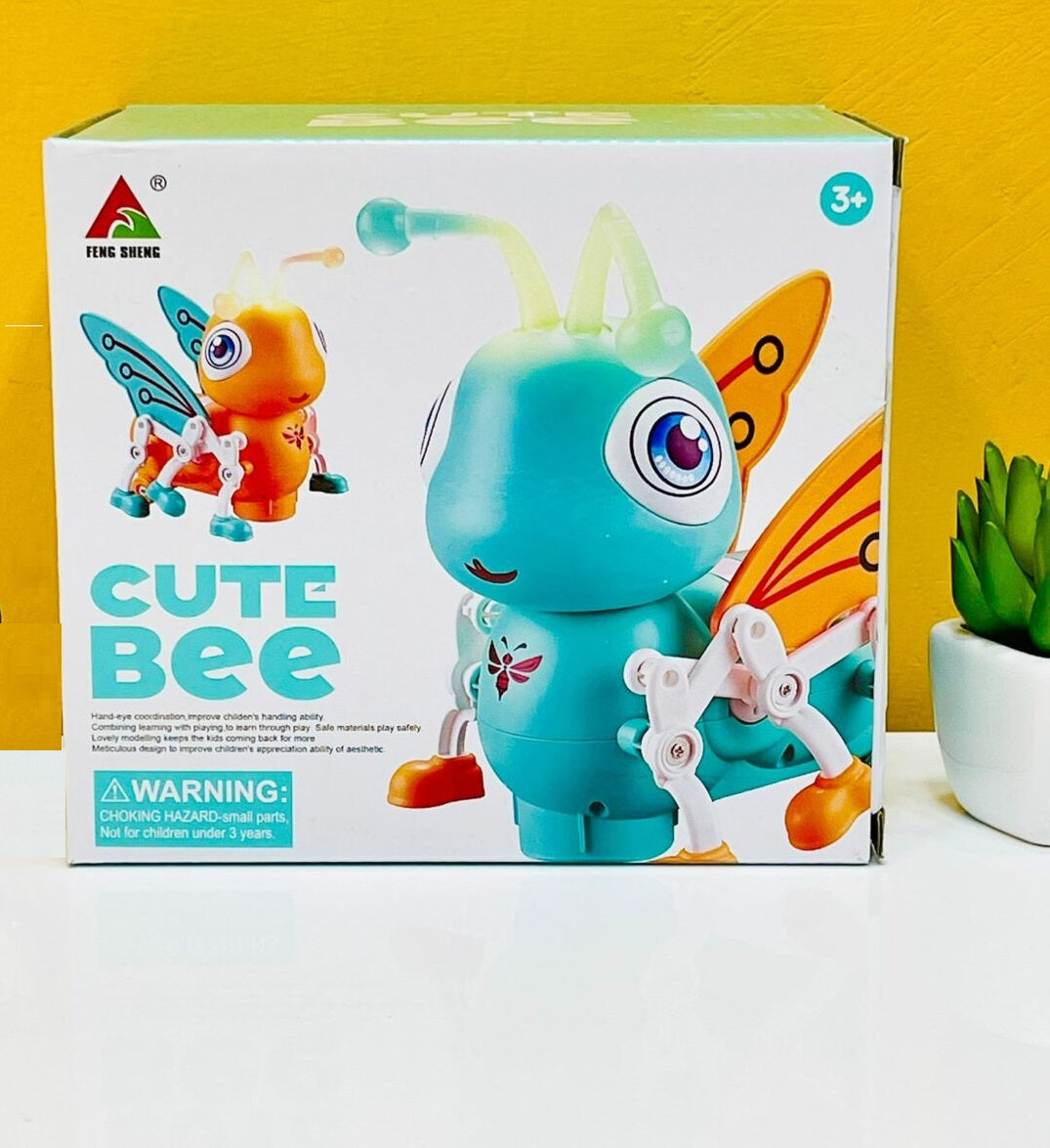 Cute Bee Crawling Toy with Lights & Sound