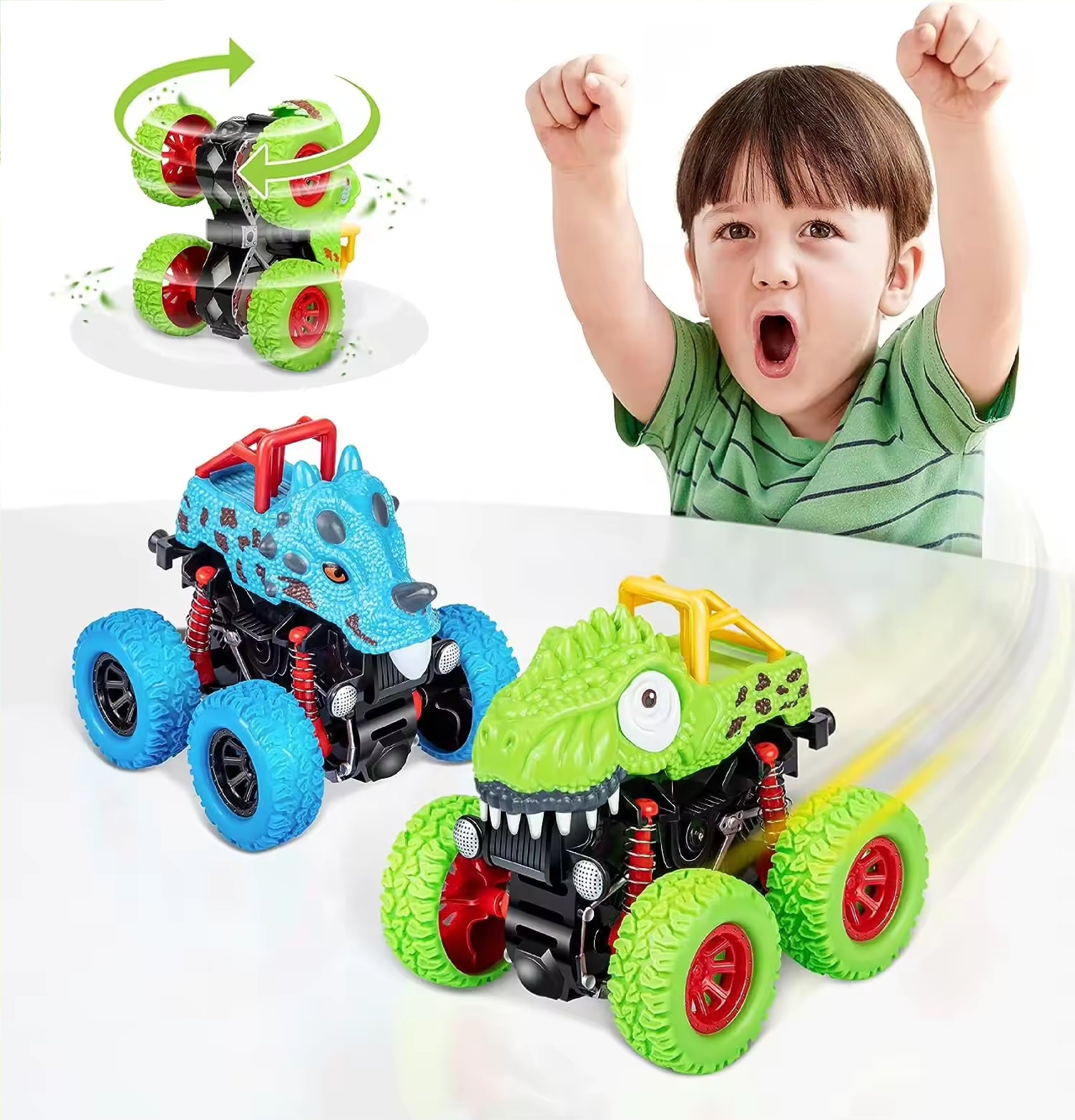 Dinosaur Stunt Car Toy