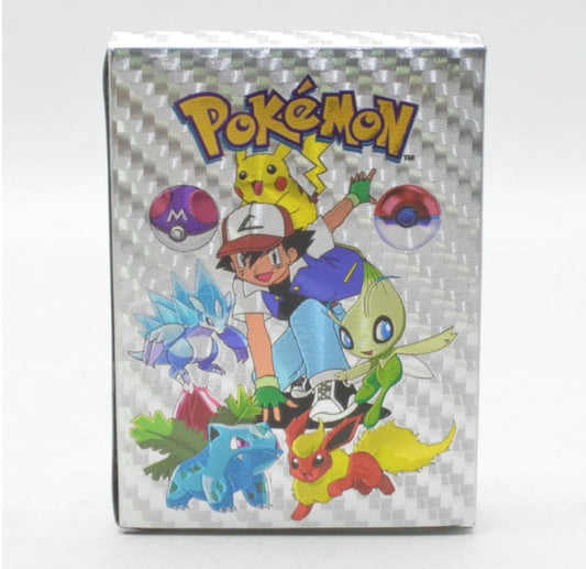 Silver Theme Poke-Mon Cards