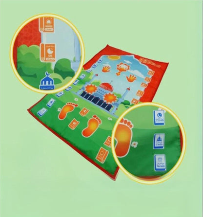 Educational Namaz Prayers Learning Mat For Kids