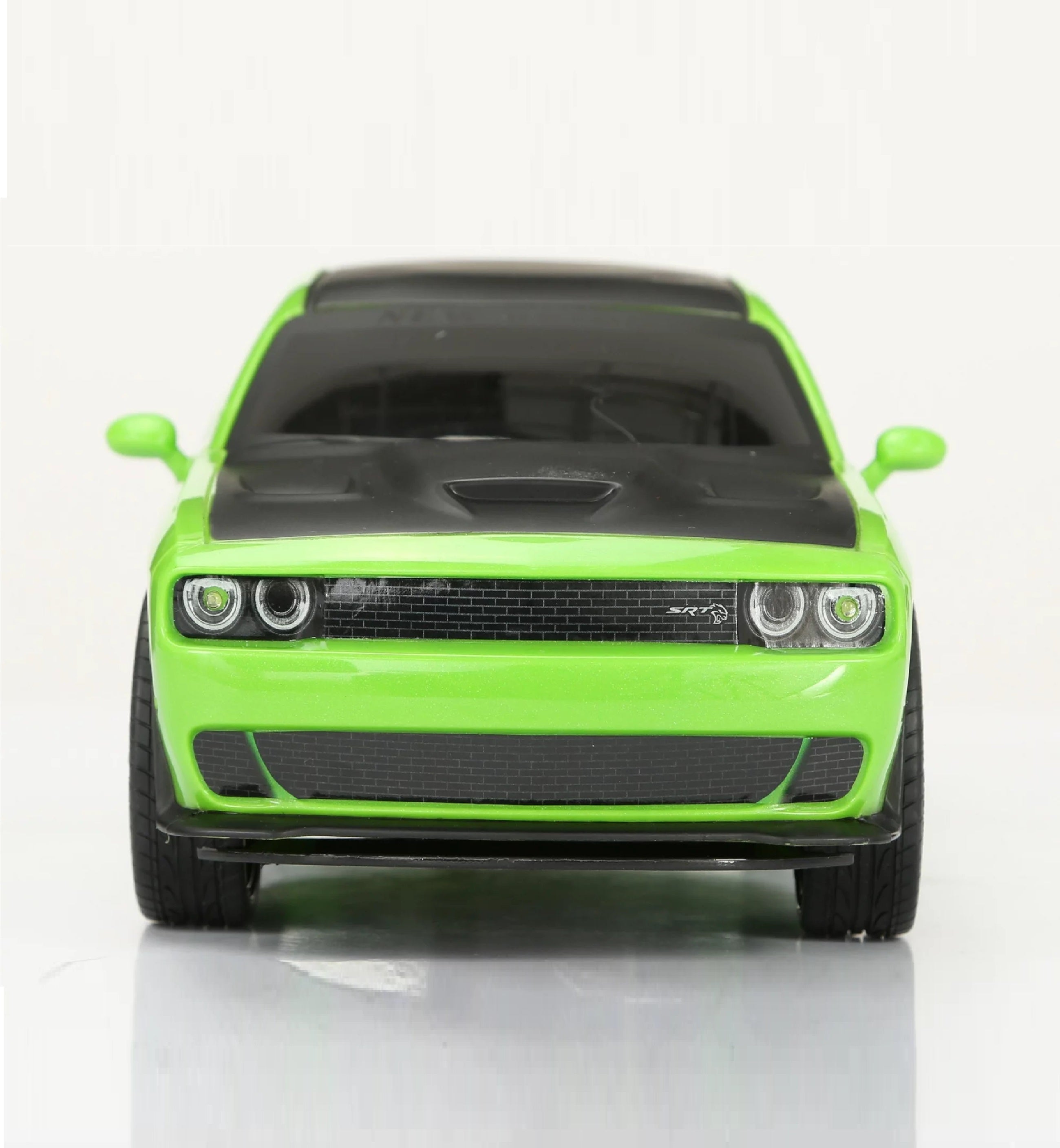 Remote Control Dodge Challenger Green Sports Car Toy