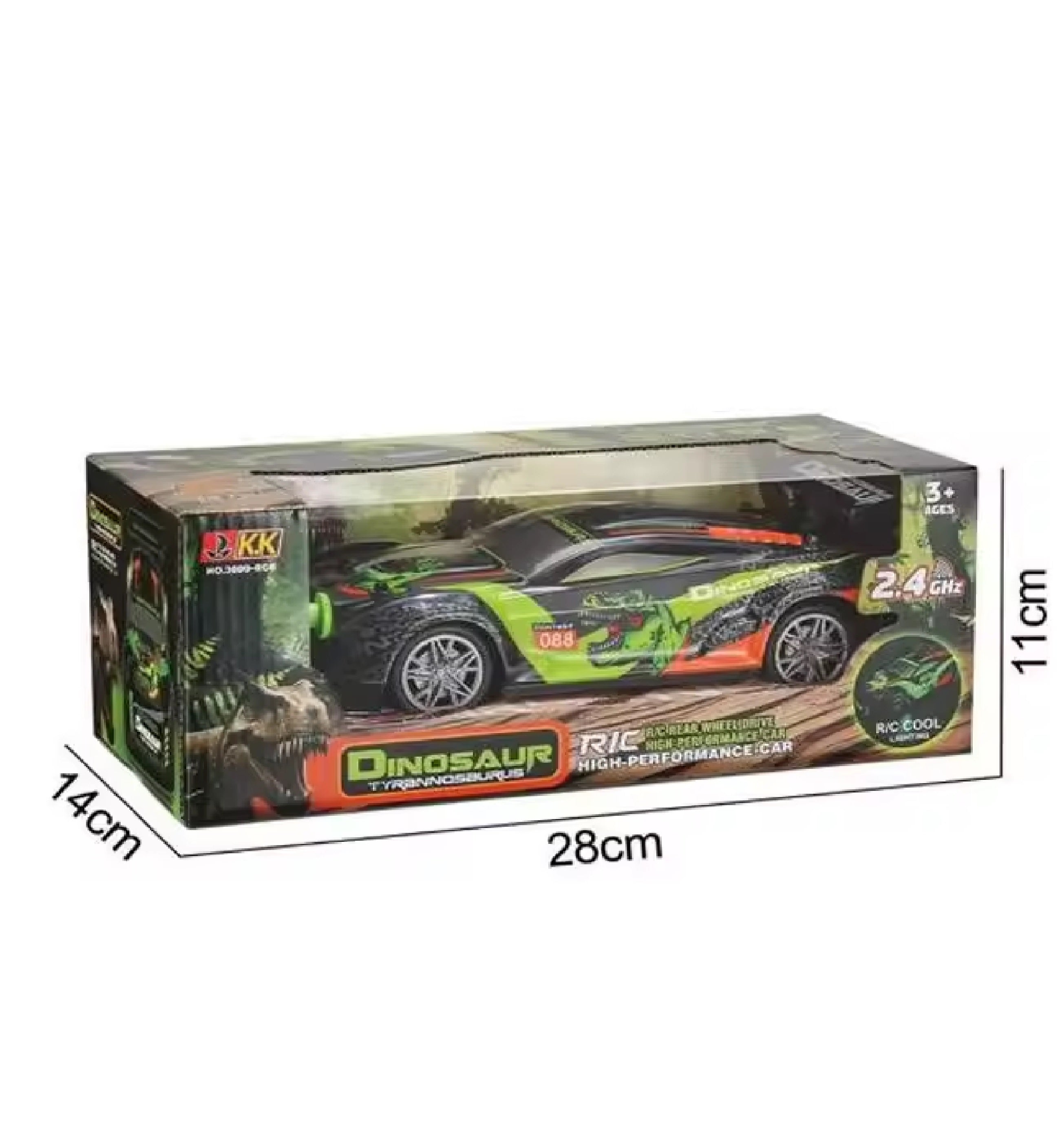 Racing 5 Channels Remote control Car Dinosaur Them