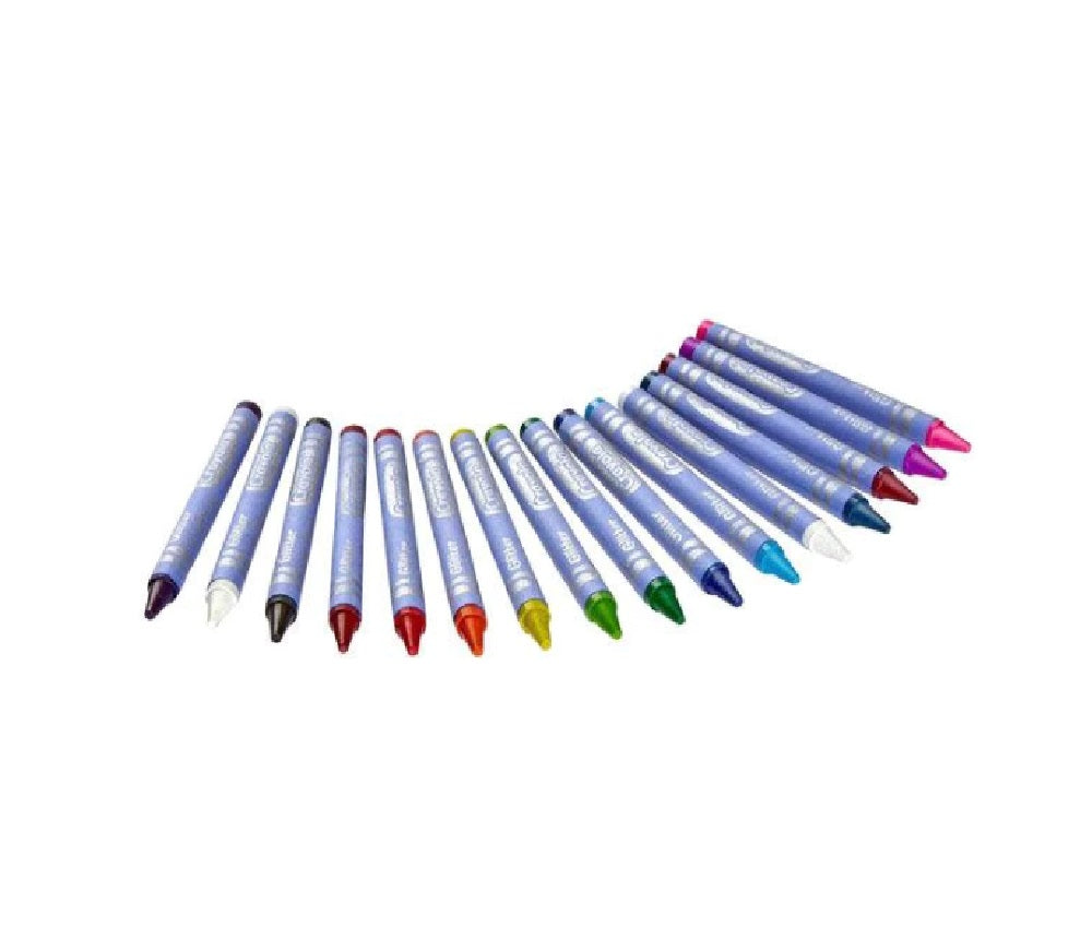 Crayola Pack of 16 Multicolored Waxes Crayons 523716
