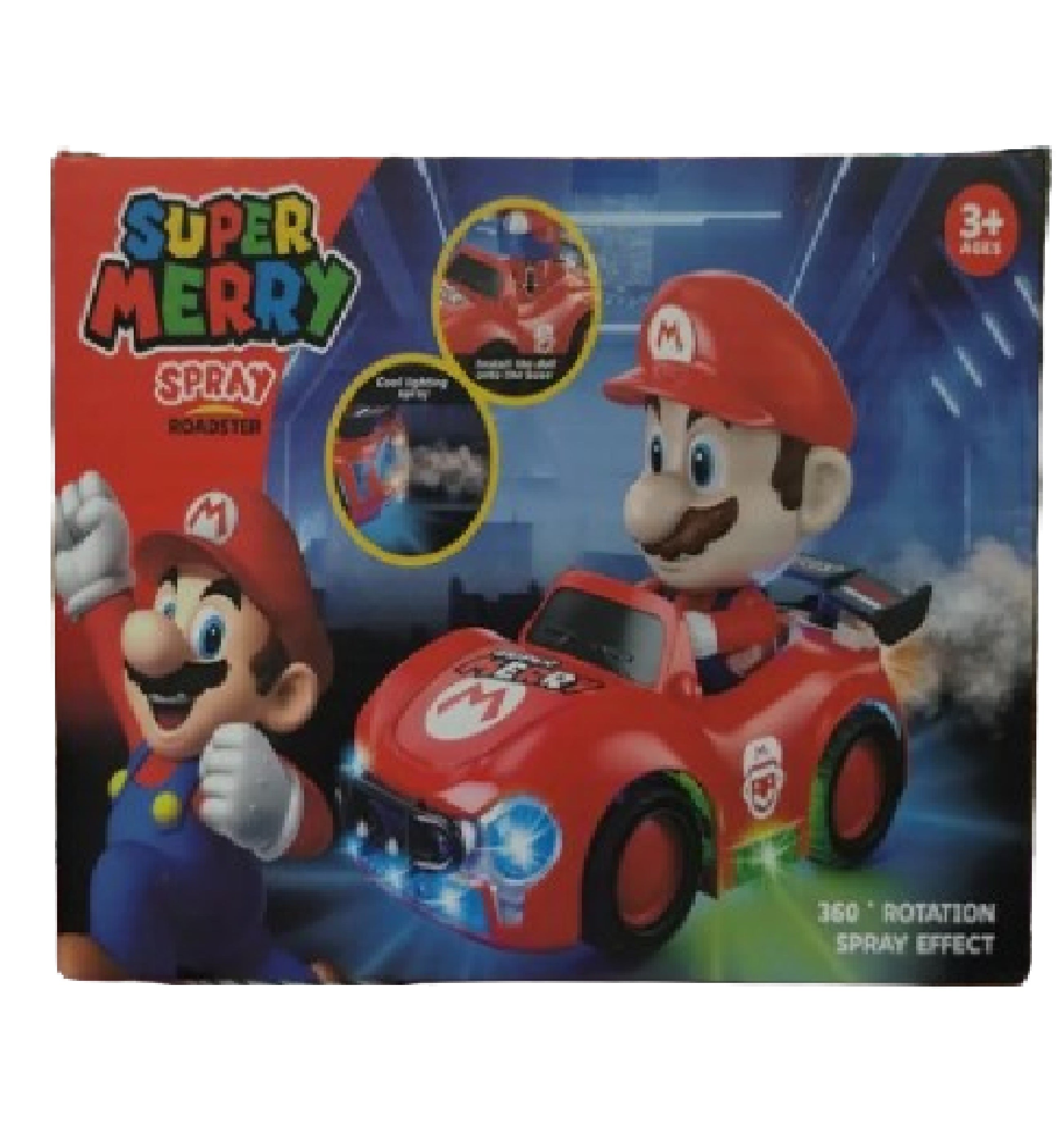 Them Super Mario Spray Car Toy