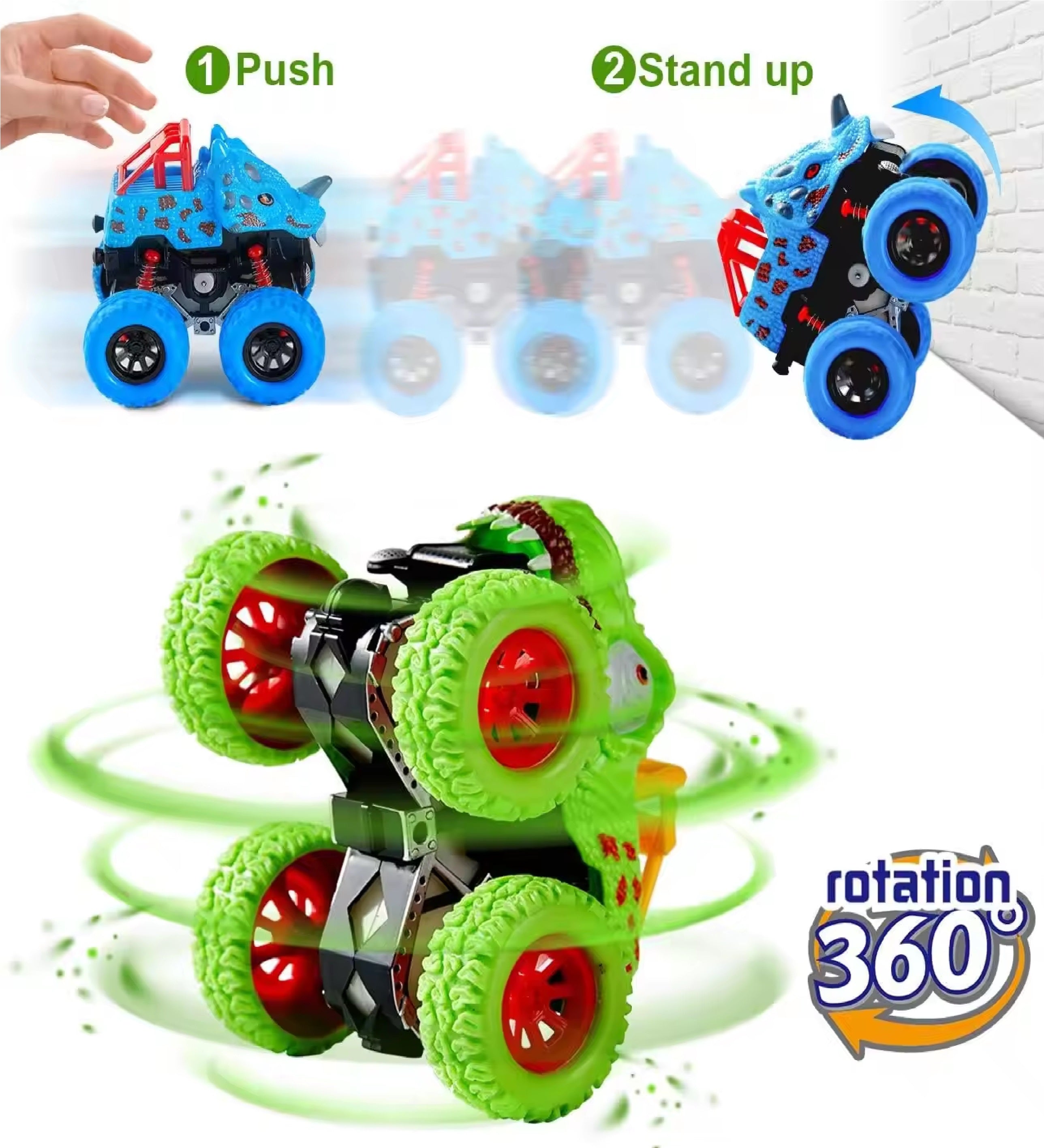 Dinosaur Stunt Car Toy