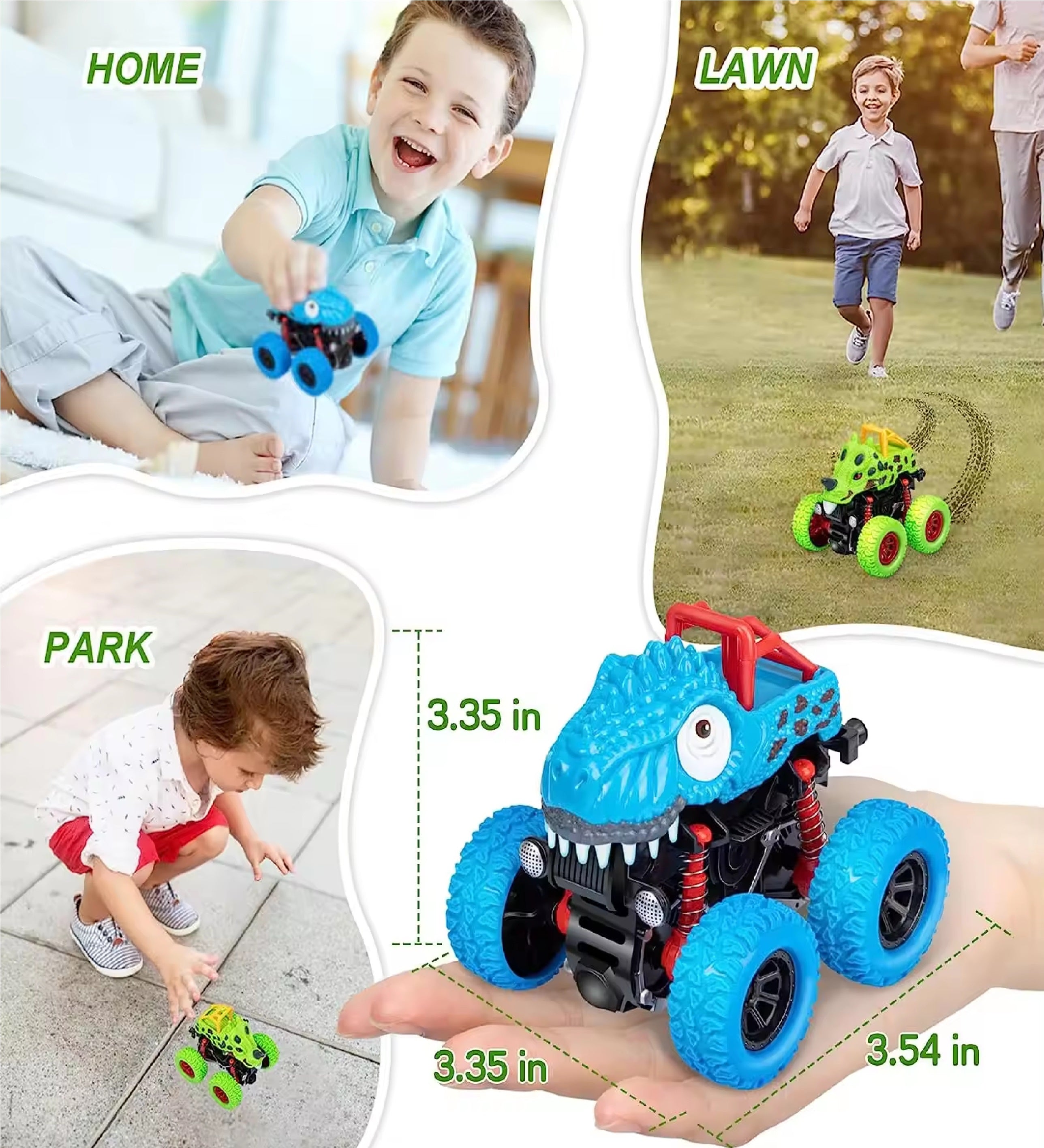 Dinosaur Stunt Car Toy