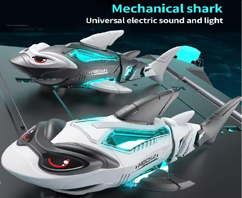 Mechanical Shark Light & Musicl Toy