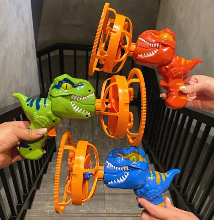 Electric Dino Bubble Gun Toy