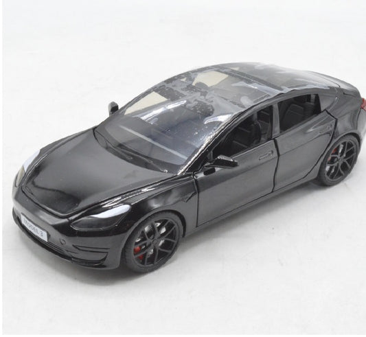 Diecast Metal Body Tesla Car