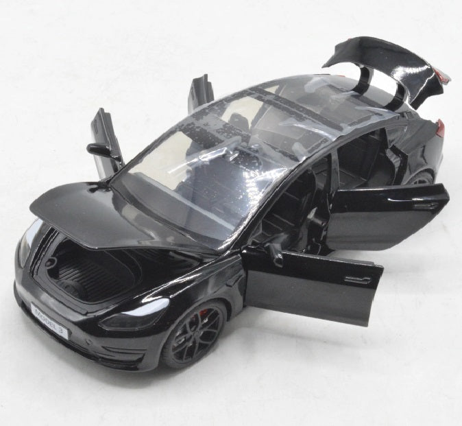 Diecast Metal Body Tesla Car