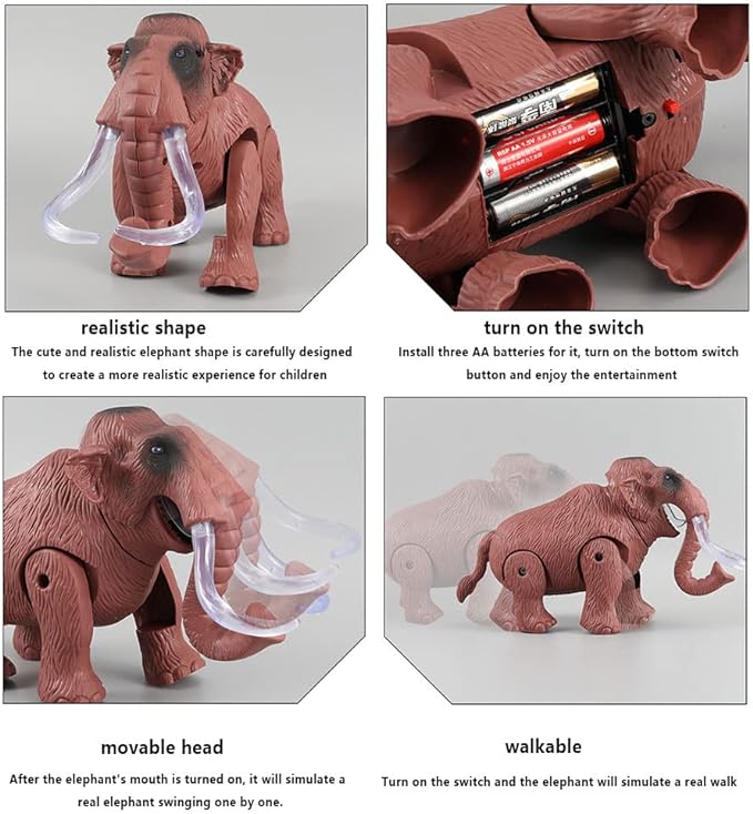 Elephand Awesome Toy With Light & Sound