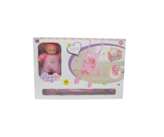 3 in 1 Baby Doll & Playset Toy