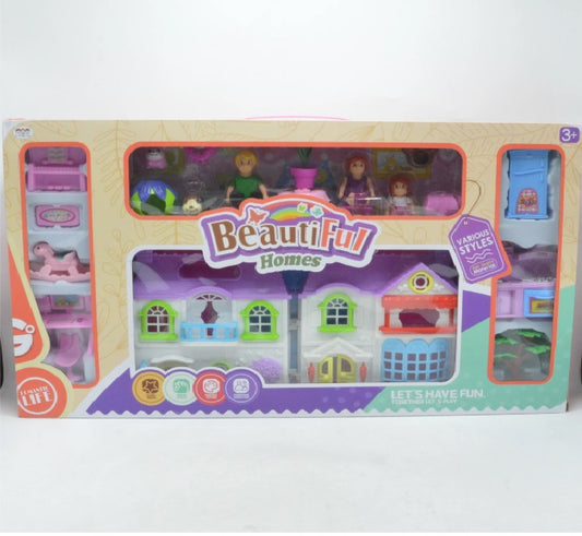 Beautiful  Doll House Set