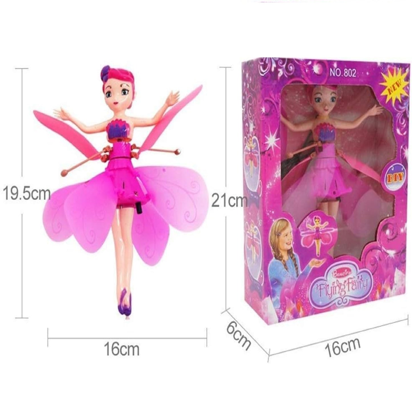 Mopoq Flying Fairy Princess Doll