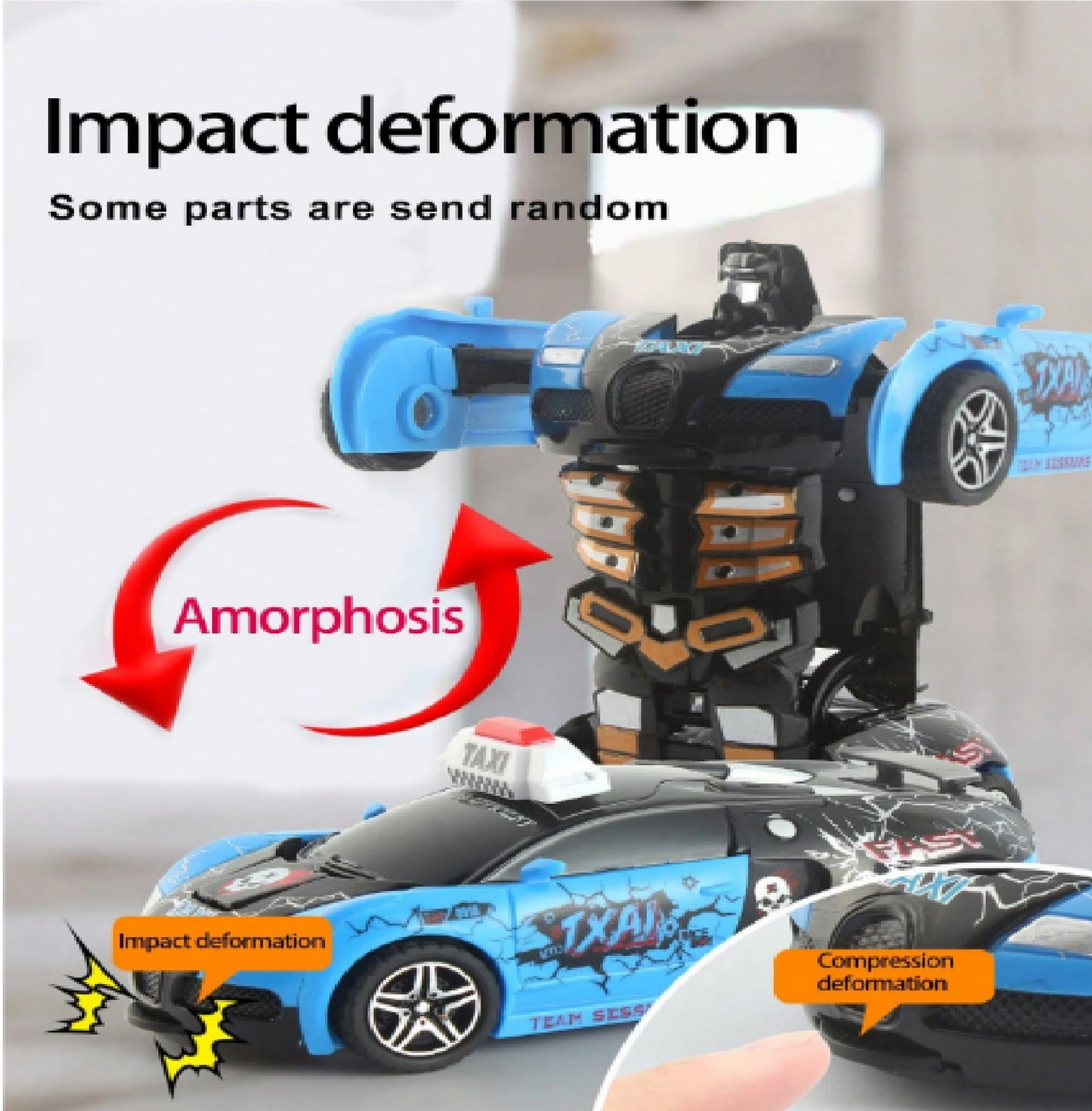 Mini Deformation Car With Rebort