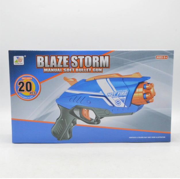 Blaze Storm Manual Soft Bullets Gun