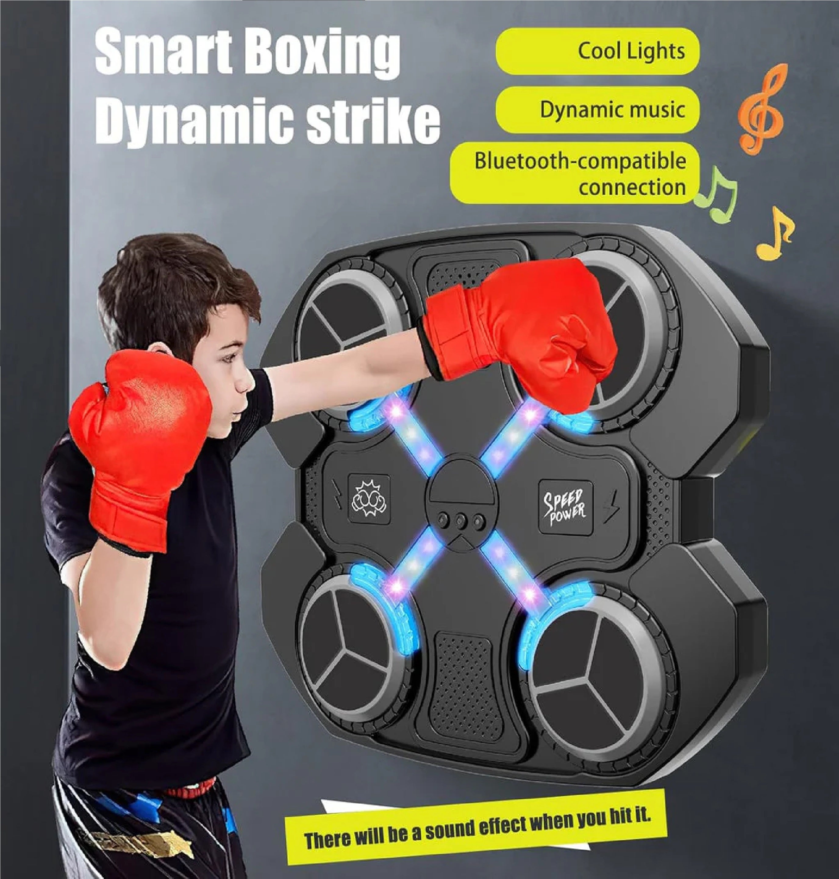 MUSICAL BOXING TARGET with BLUETOOTH System