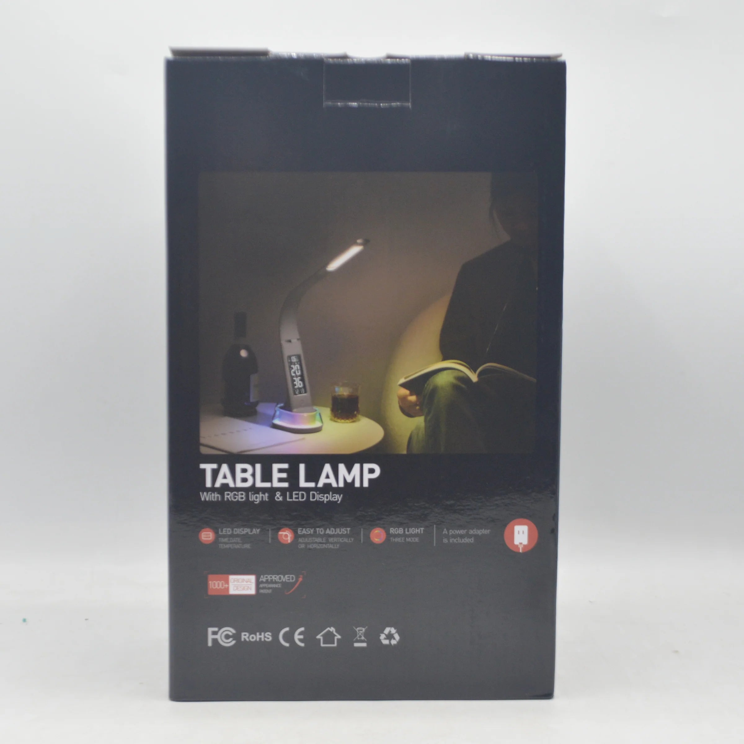 Table Lamp with RGB Lights & LED Display