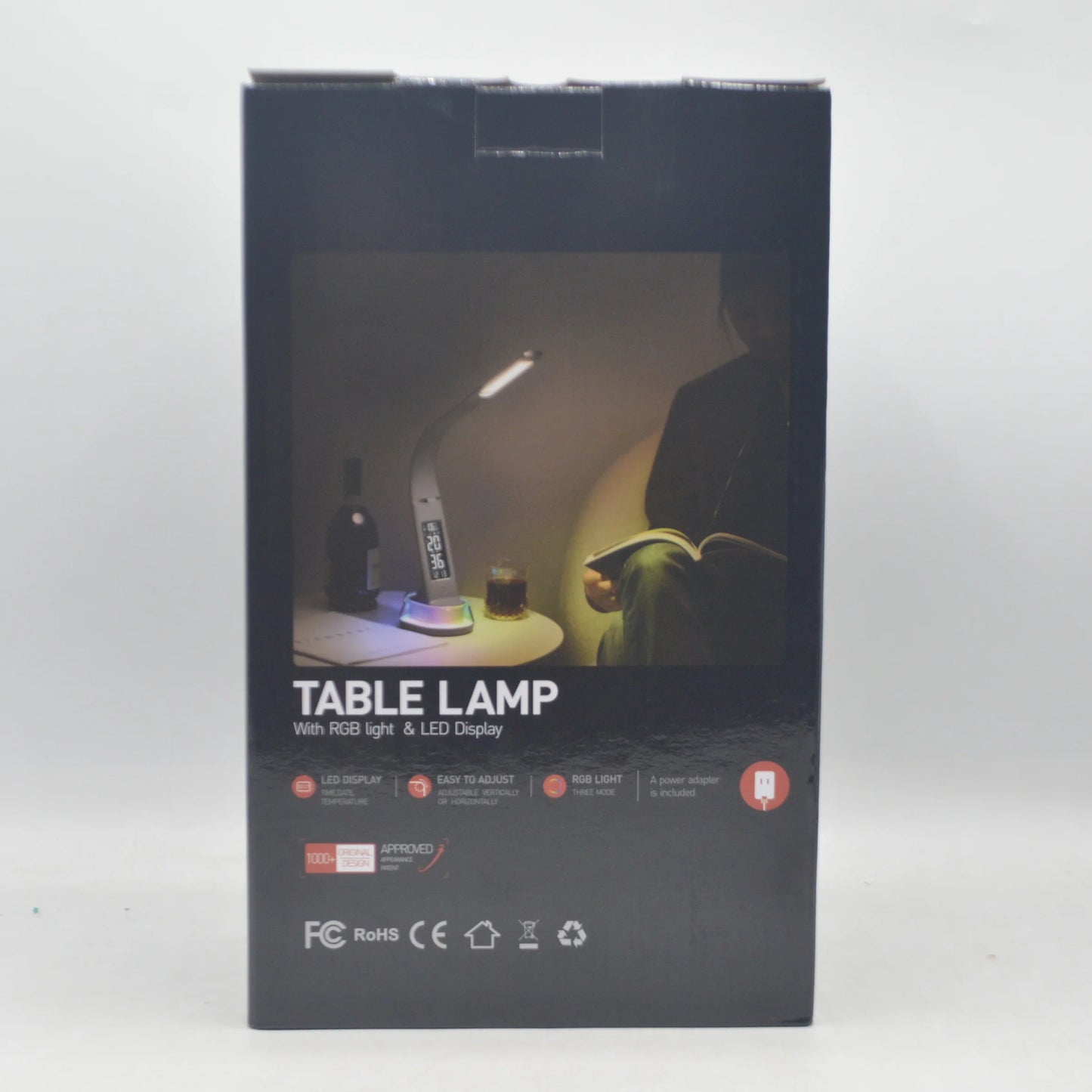 Table Lamp with RGB Lights & LED Display