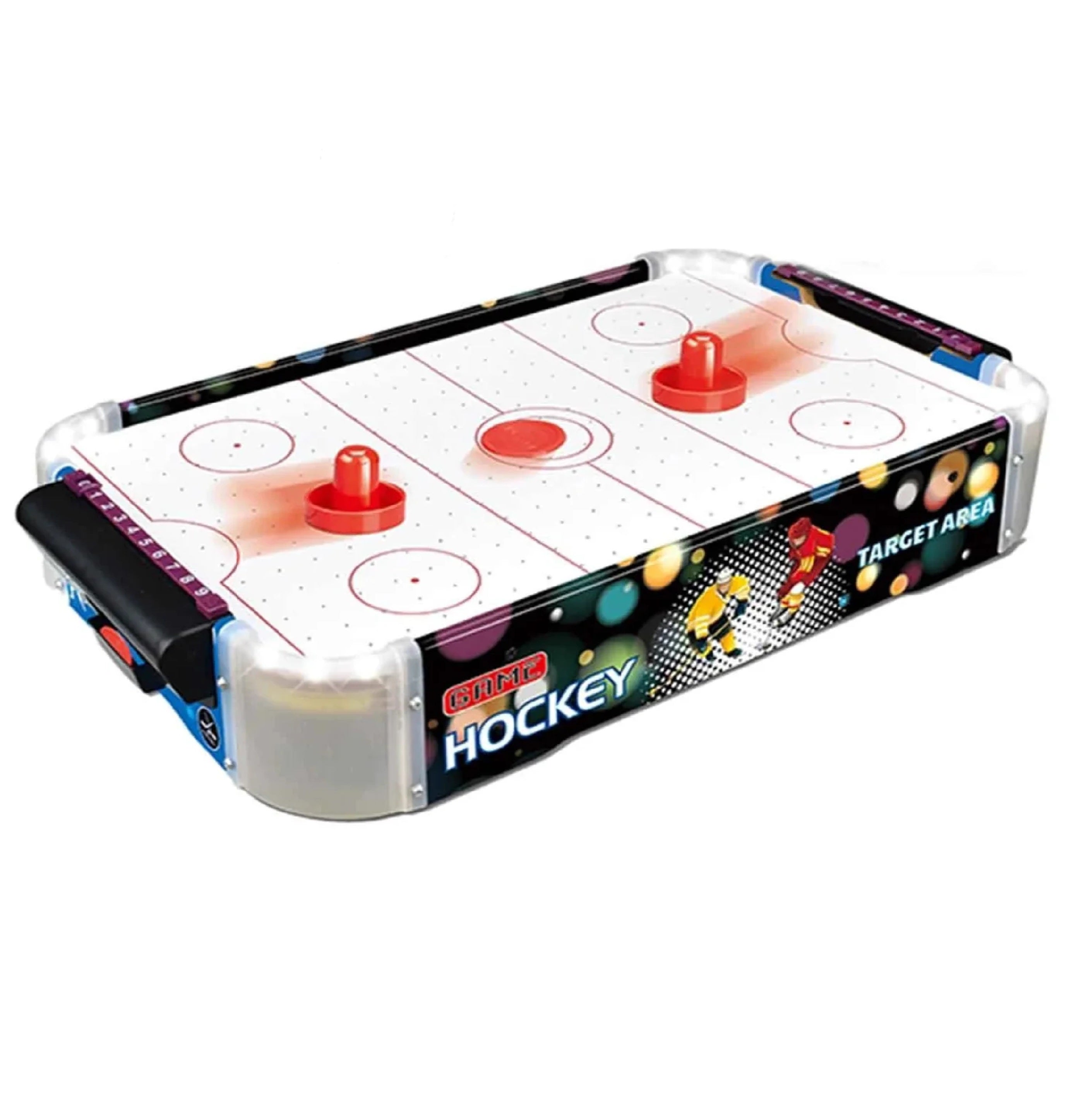 Top Table Hockey Game with 4 Side Lights