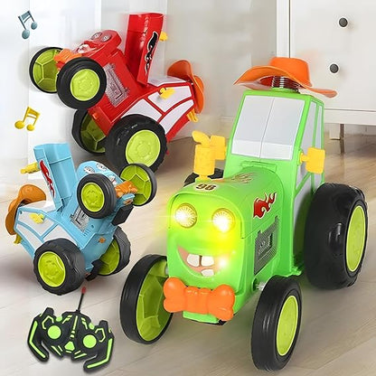 Crazy Jumping Car Toy Rechargeable with Music & Light