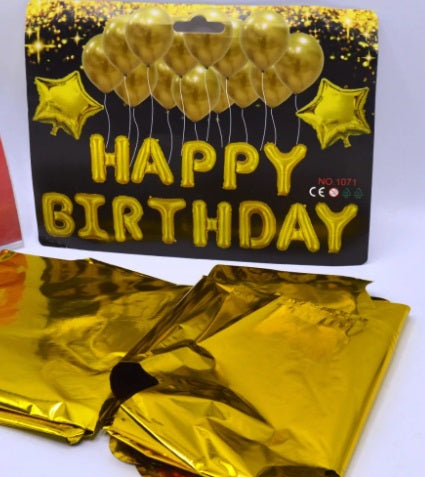 Happy Birthday Foil Balloons Pack