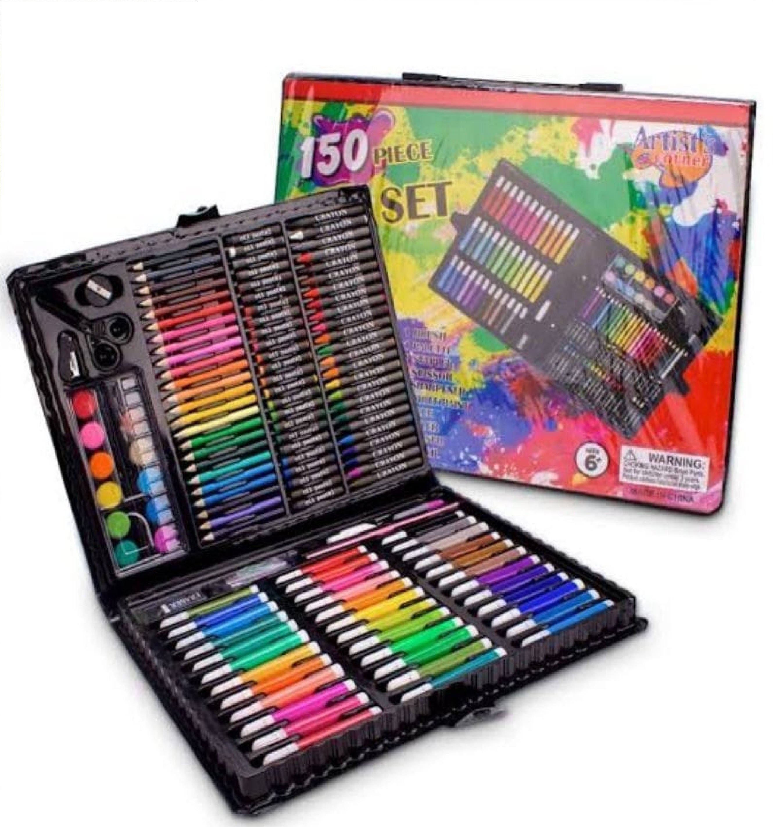 PAINTING ARTS & CRAFTS CASE ARTIST DRAWING SET 150 Piece