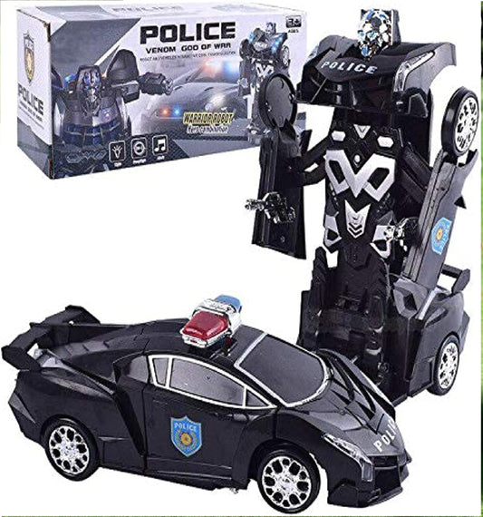 Mini robots Police model vehicles car