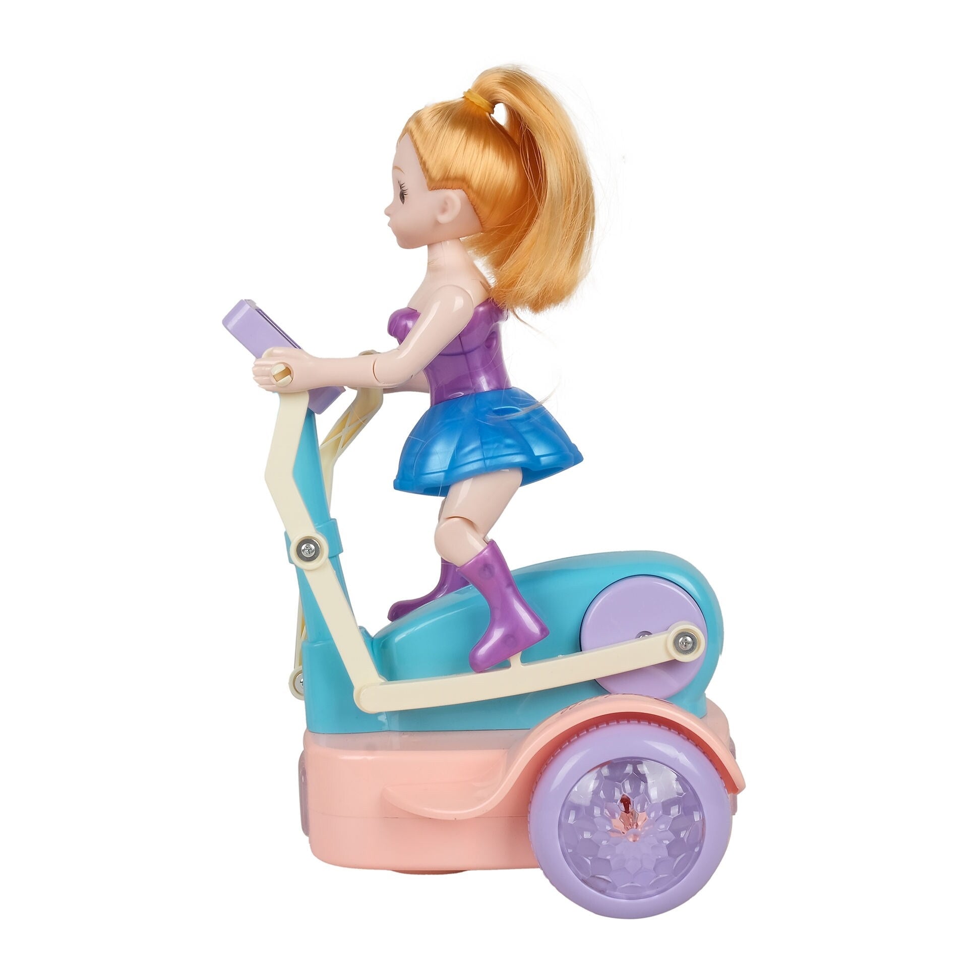 Treadmill  Doll  Electric Rotating with Light & Musical Toy