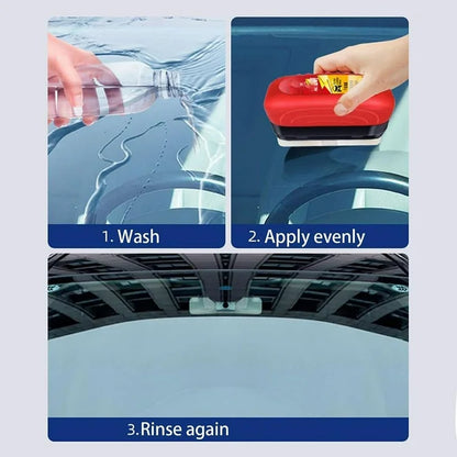 Automotive Oil Film Cleaning Brush To Improve Clarity And Visibility Of Car Glass