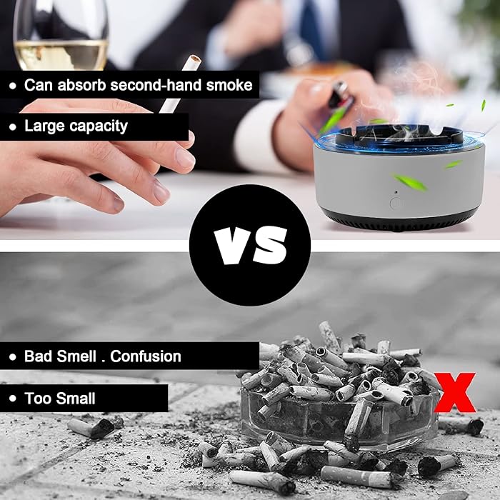 Multifunctional Smokeless Ashtray