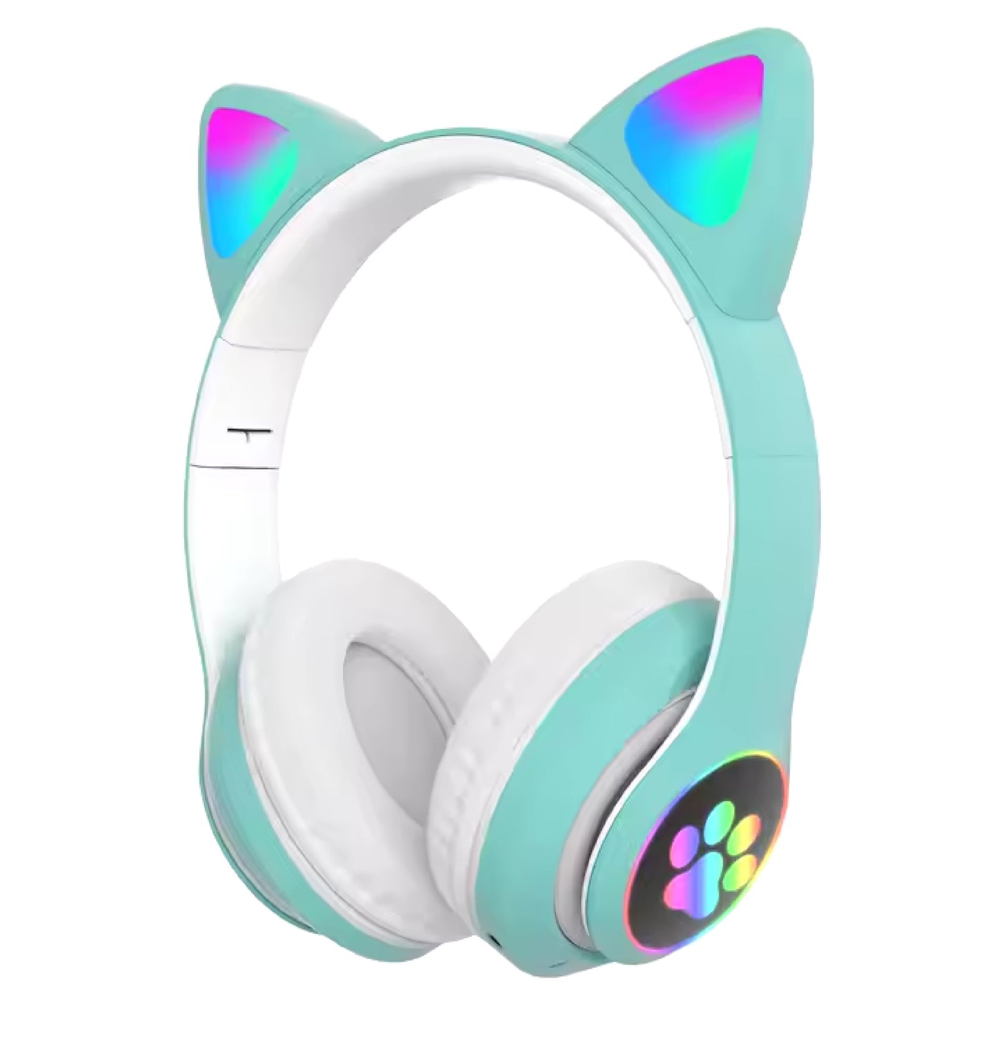 Cat Wireless Headset With LED Colorful Light