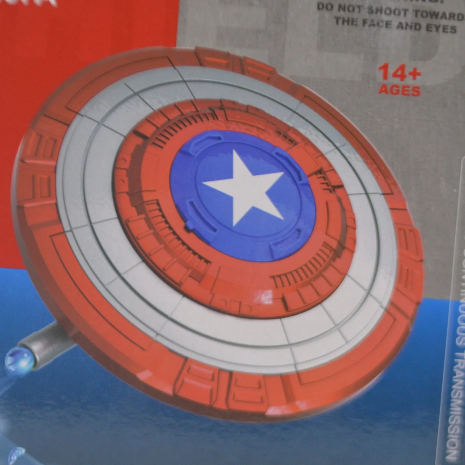 Captain America Theme 2 in 1 Water Bullets Gun