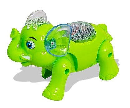 Cliver  Elephant With Light & Musical Toy