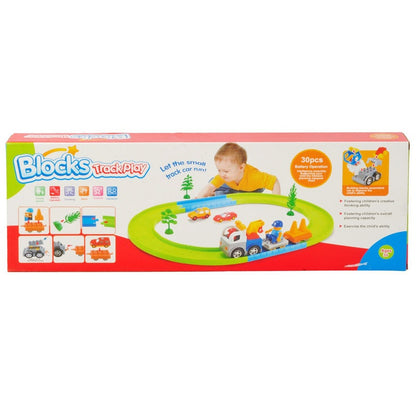 Train Track Building Block Playset (30 pcs)