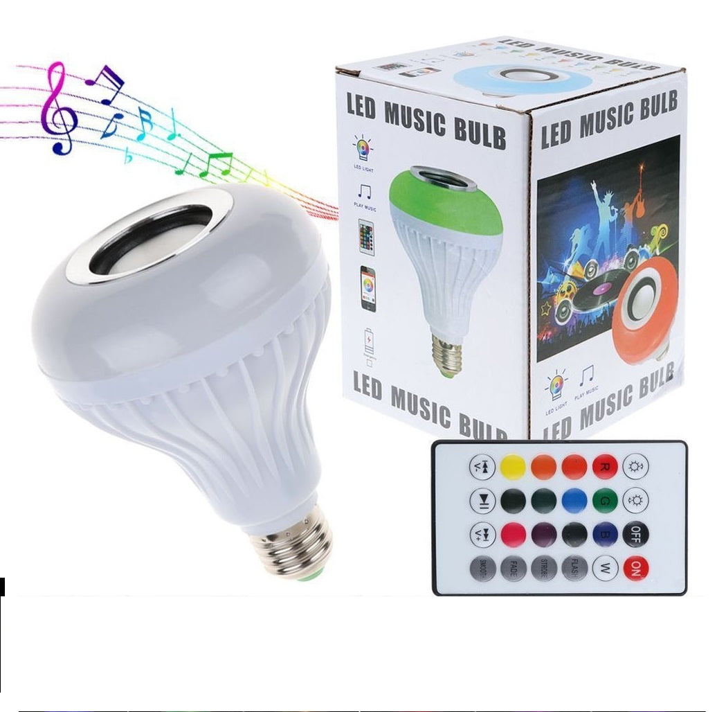 Multi Color Bulb With Music & Bleutooth