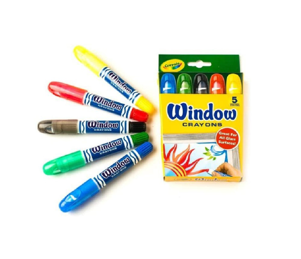 Crayola Window Crayons 5 Classic Colours