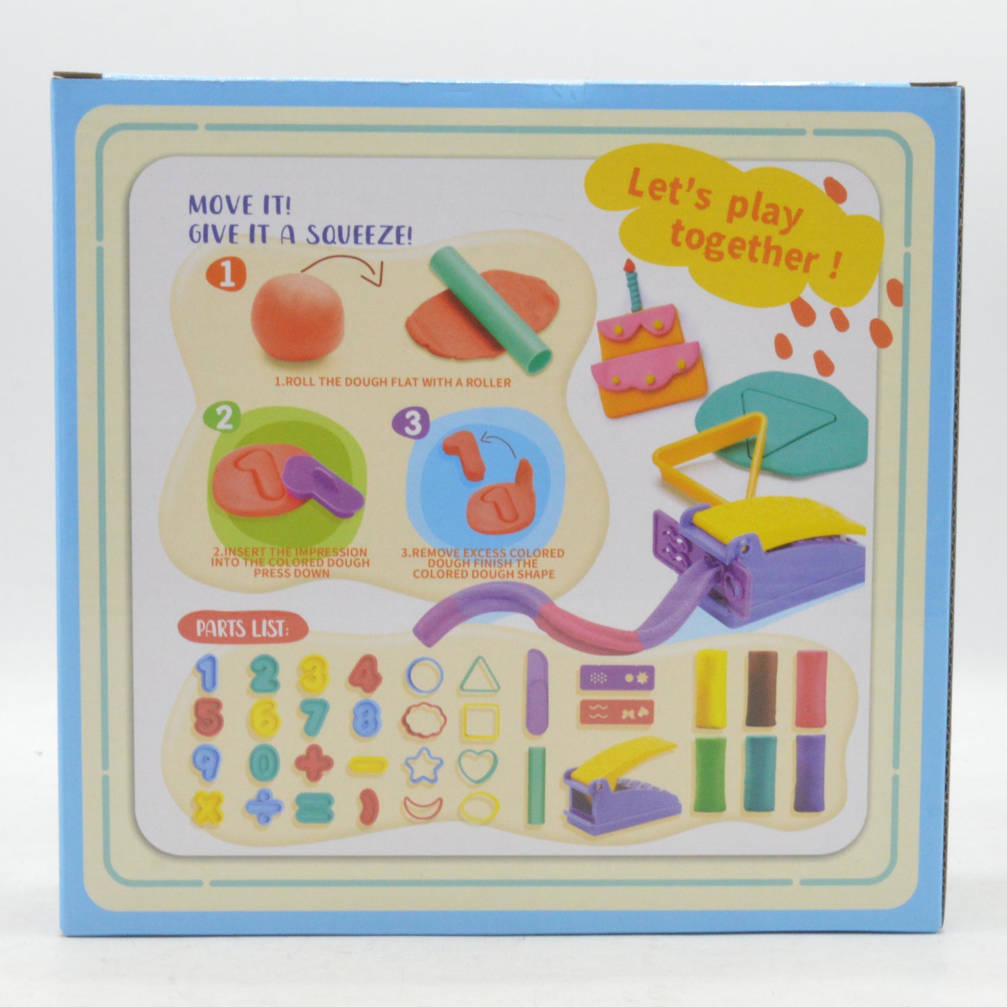 Mathematic & Learning Shape Multi Color Dough