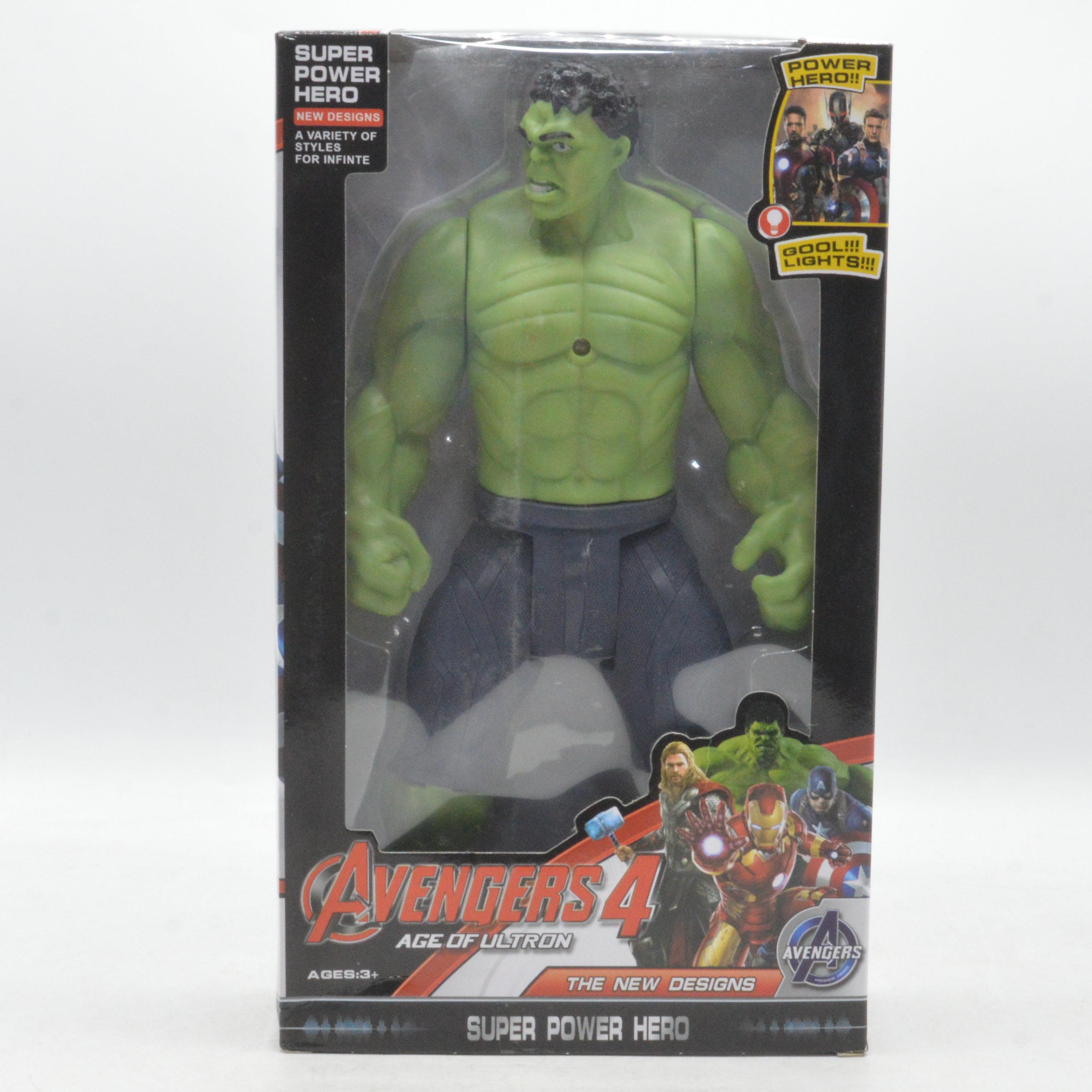 Avenger Hero Hulk with Chest Light 