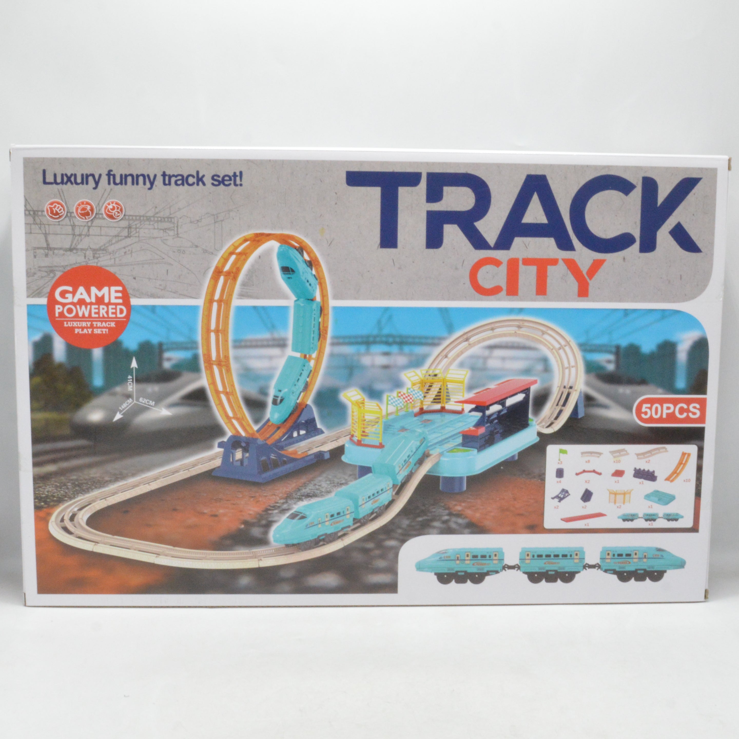Luxury Funny Track City Set 50 Pieces