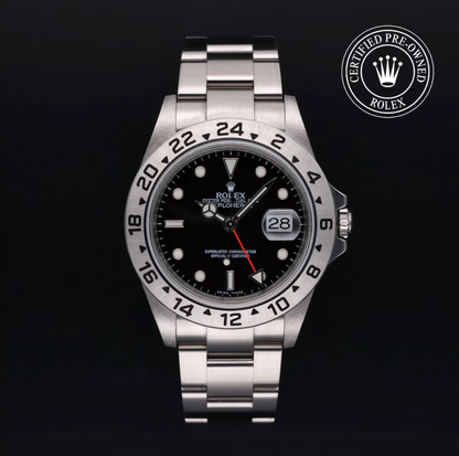 Rolex Explorer ii 16570 Black Dial Oyster Bracelet Watch A+ Replica With BOX/Paper