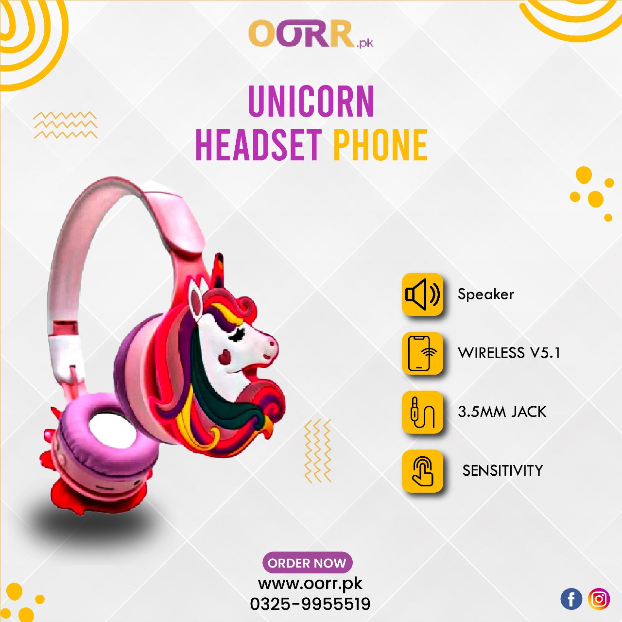 Unicorn Headsed phone