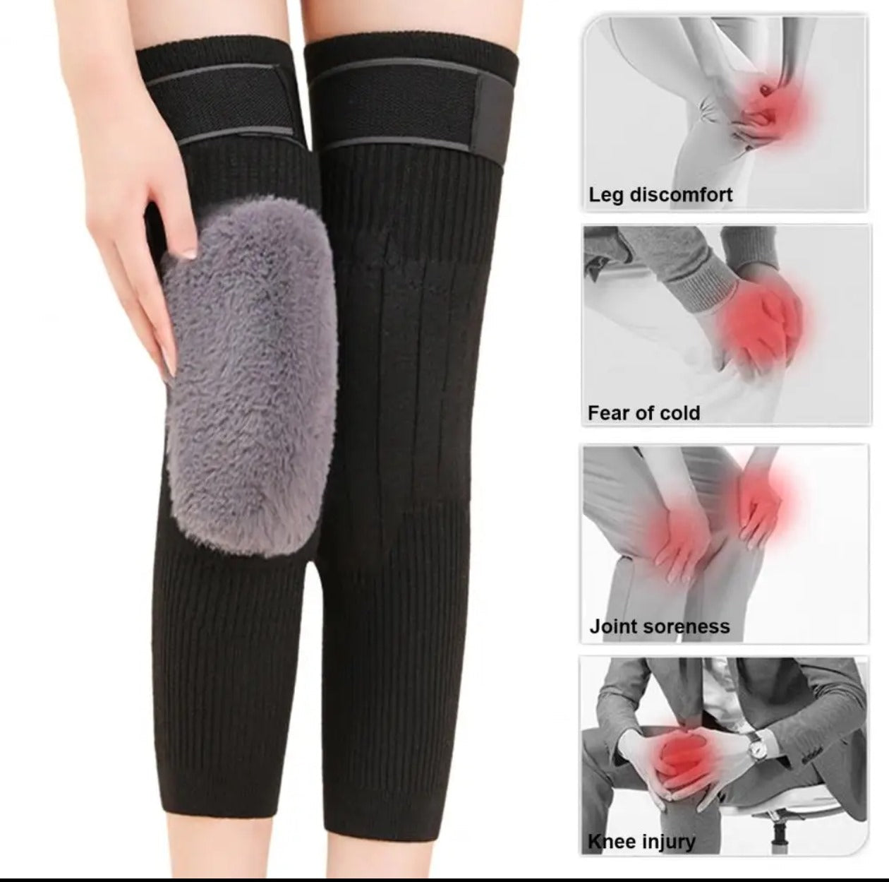 Warm Wool Knee Pads