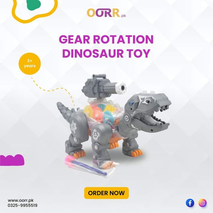 Gear Rotation Dinosaur Toys