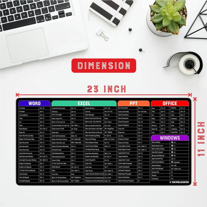 Portable Desk Mat for Shortcut Key Laptop
