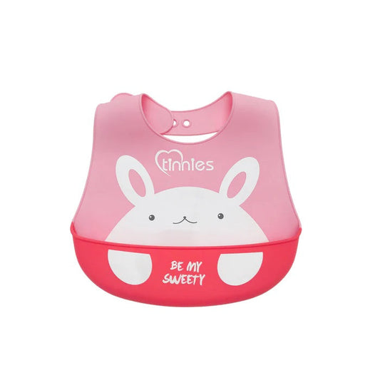 Tinnies Silicone Rabbit Theme Bib